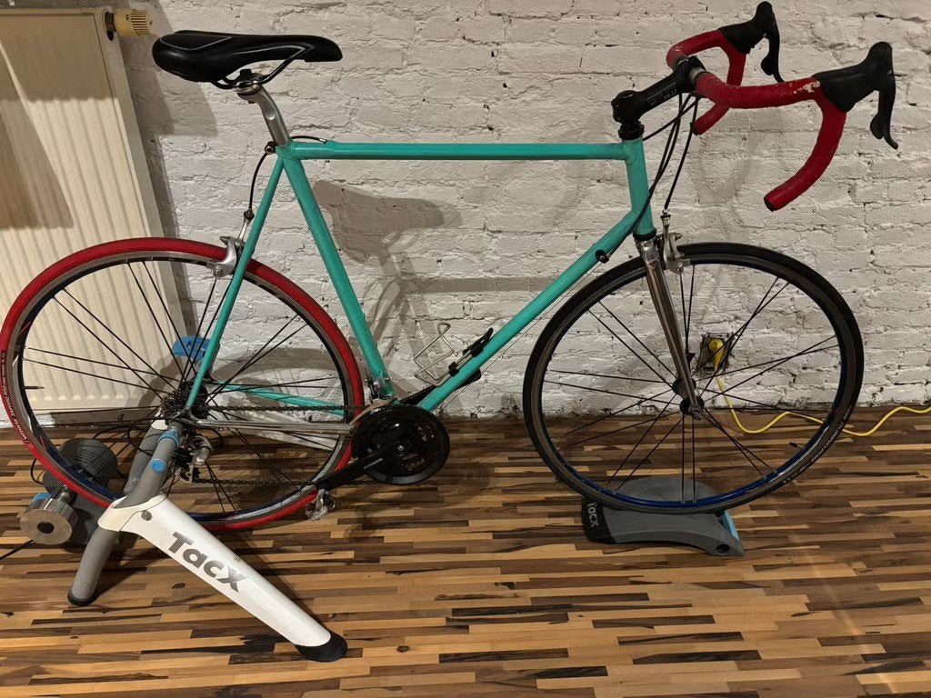 Tackx flow + fiets, Sport en Fitness, Ophalen, Gebruikt