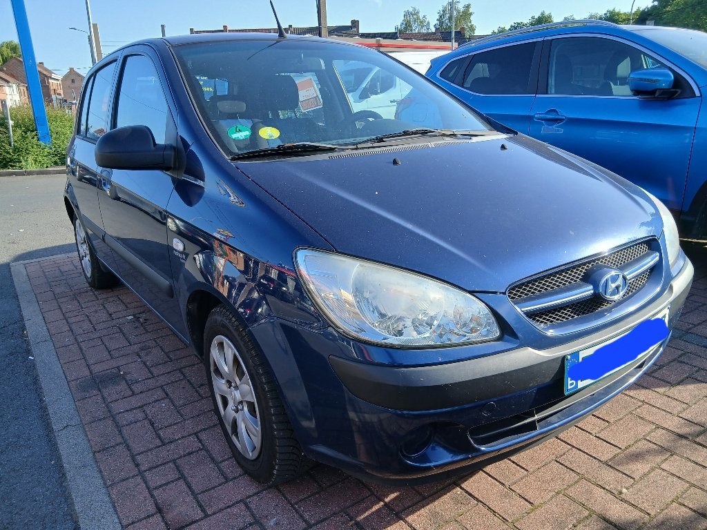 Hyundai Getz benzine klaar voor registratie, Auto's, Voorwielaandrijving, Stof, Zwart, 4 cilinders