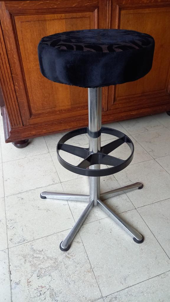 Retro barkrukken 8 stuks, Enlèvement, Avec repose-pieds