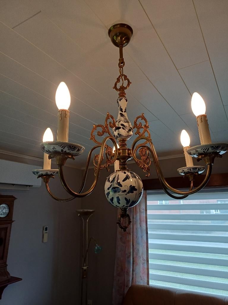 Lustre en delph, Ophalen, Zo goed als nieuw, Overige materialen, Rustique