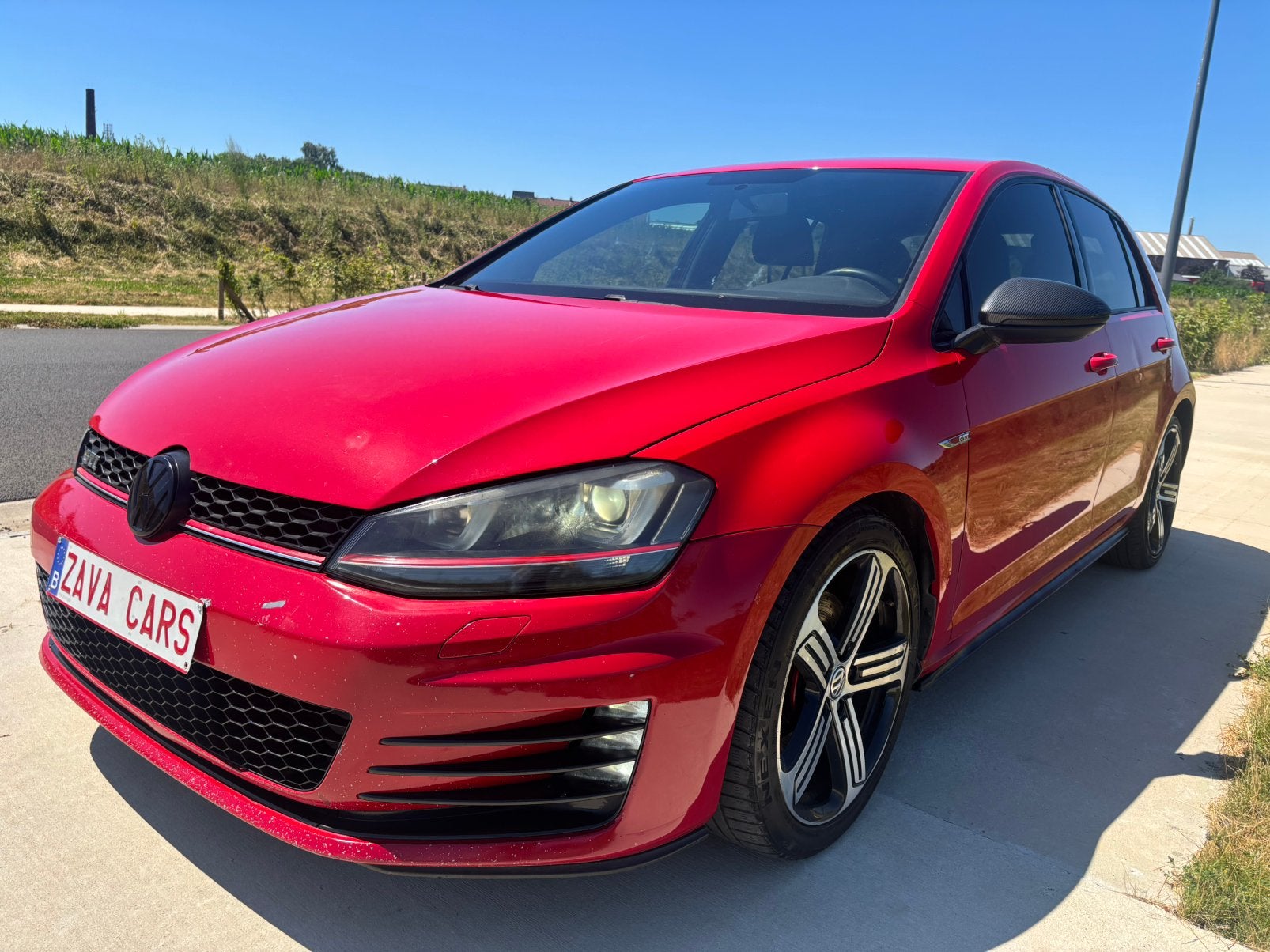 Volkswagen Golf GTI 2.0 TSI Performance 165000KM, Rouge, Entreprise, Boîte manuelle, Noir