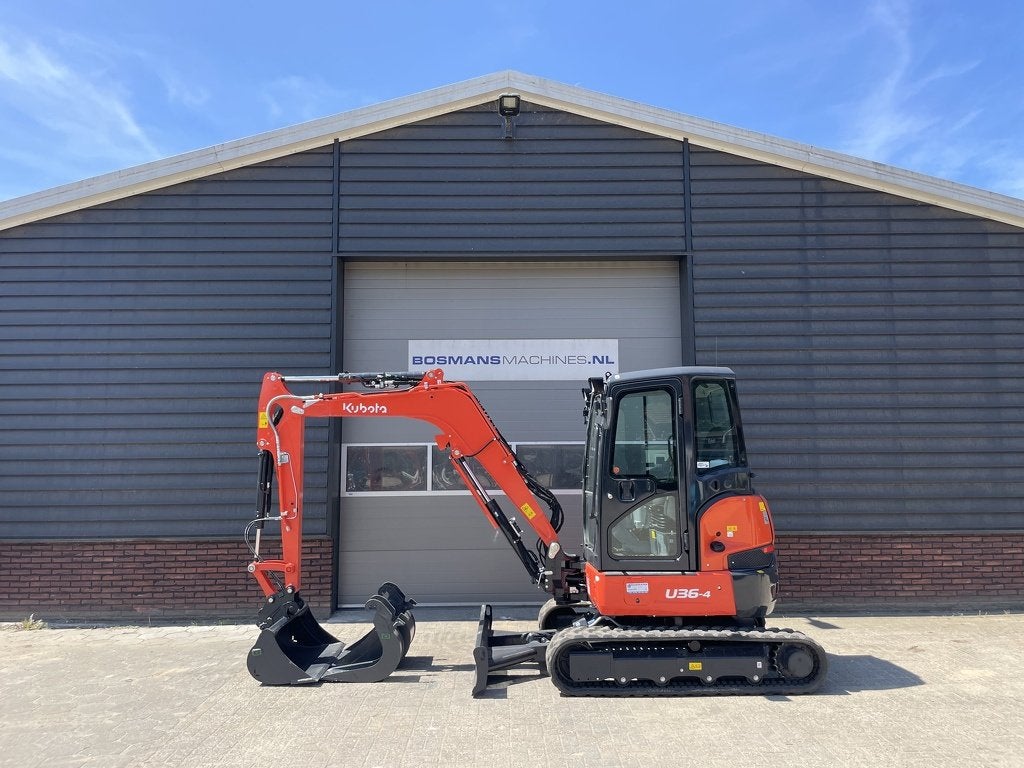 Kubota U36 minigraver NIEUW €655 LEASE, Zakelijke goederen, Machines en Bouw | Kranen en Graafmachines, Kubota Hol, Kbt_g.eu_market_surveillance@kubota.com