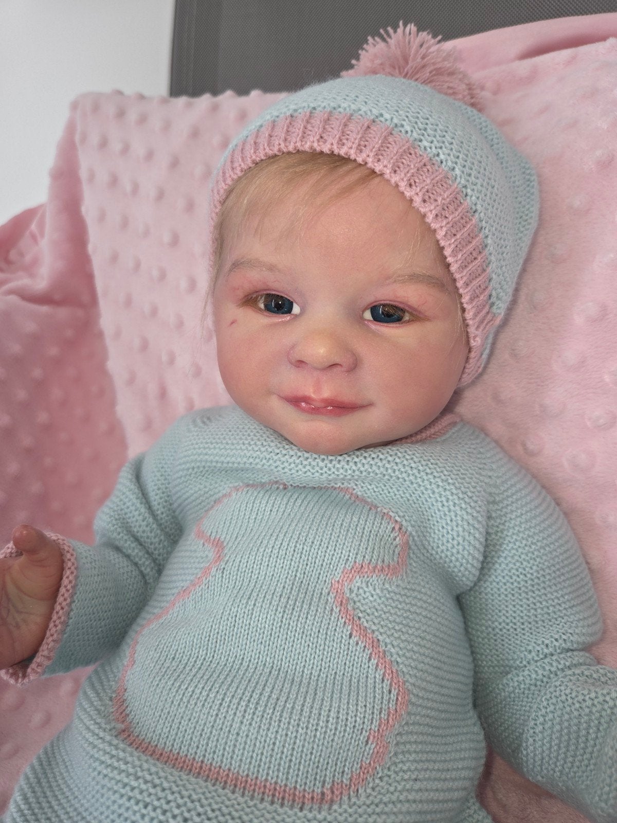 Prachtige reborn Braelyn.   Met echtheidscertificaat., Ophalen of Verzenden, Babypop, Levensecht of Reborn
