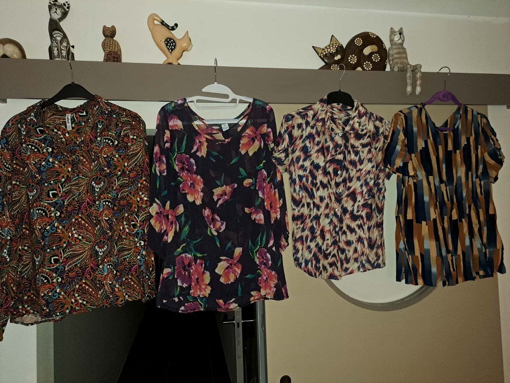 blouses, mt 42, diverse, lange of korte mouw, dames, Vêtements | Femmes, Blouses & Tuniques, Enlèvement ou Envoi, Comme neuf, Taille 42/44 (L)