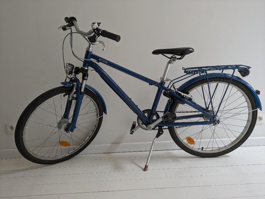 Btwin kinderfiets - Hoprider 900 - 24", Ophalen, 20 inch of meer, Velgrem, Zo goed als nieuw