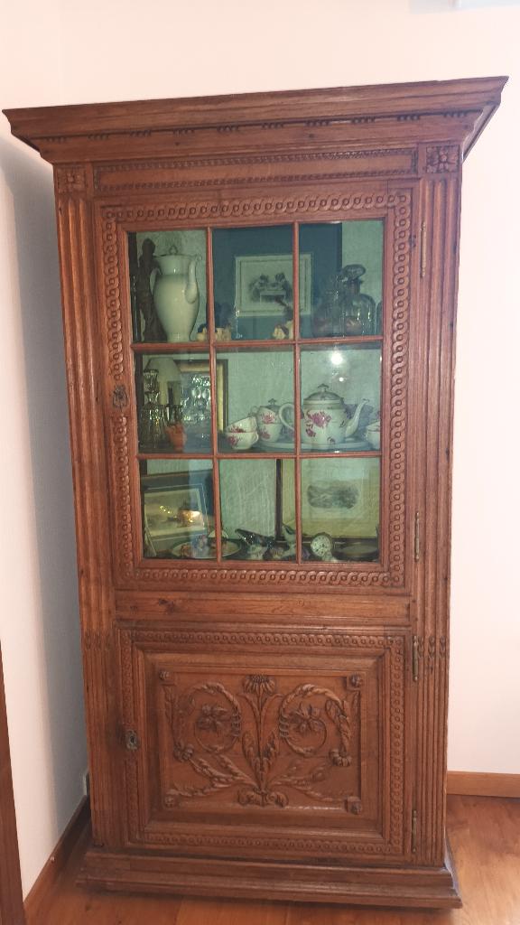 meuble vitrine ancien, Maison & Meubles, Armoires | Vitrines, Ancien, 25 à 50 cm, 100 à 150 cm, Enlèvement