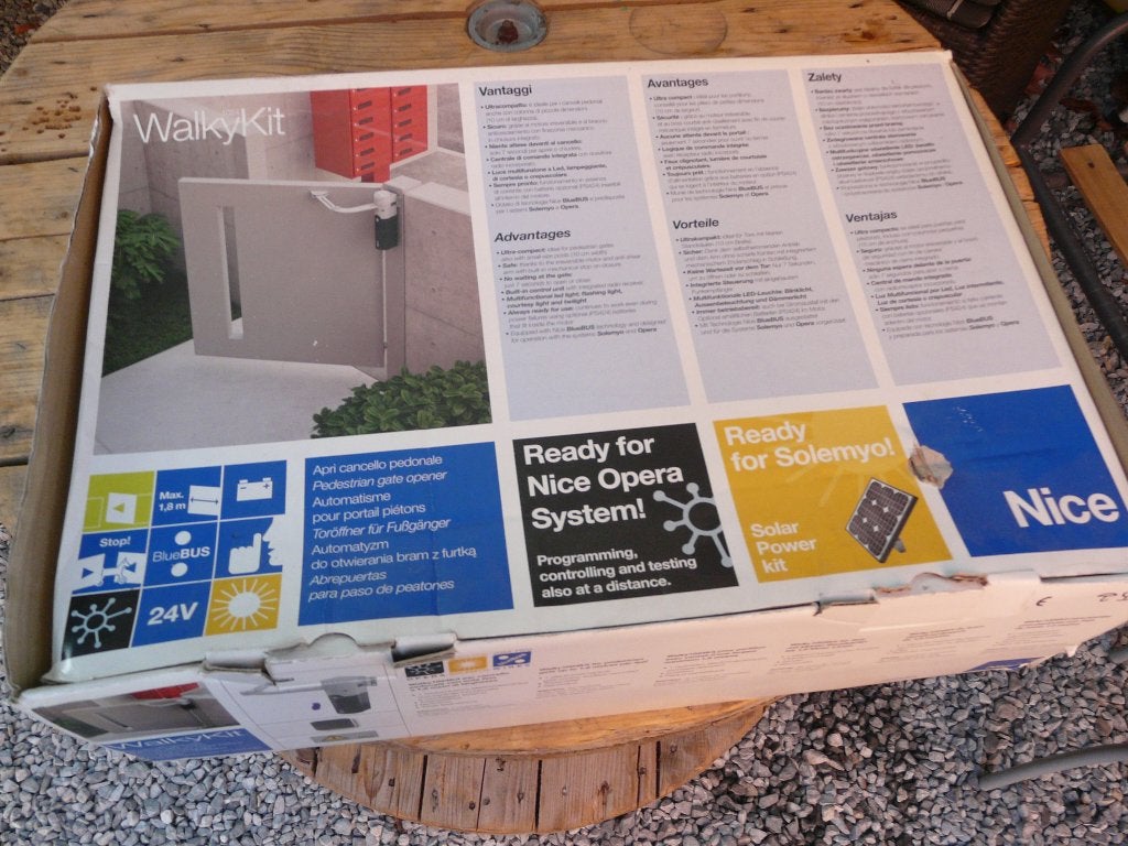 poortopener, Tuin en Terras, Ophalen, Zo goed als nieuw, Aluminium, Draaipoort