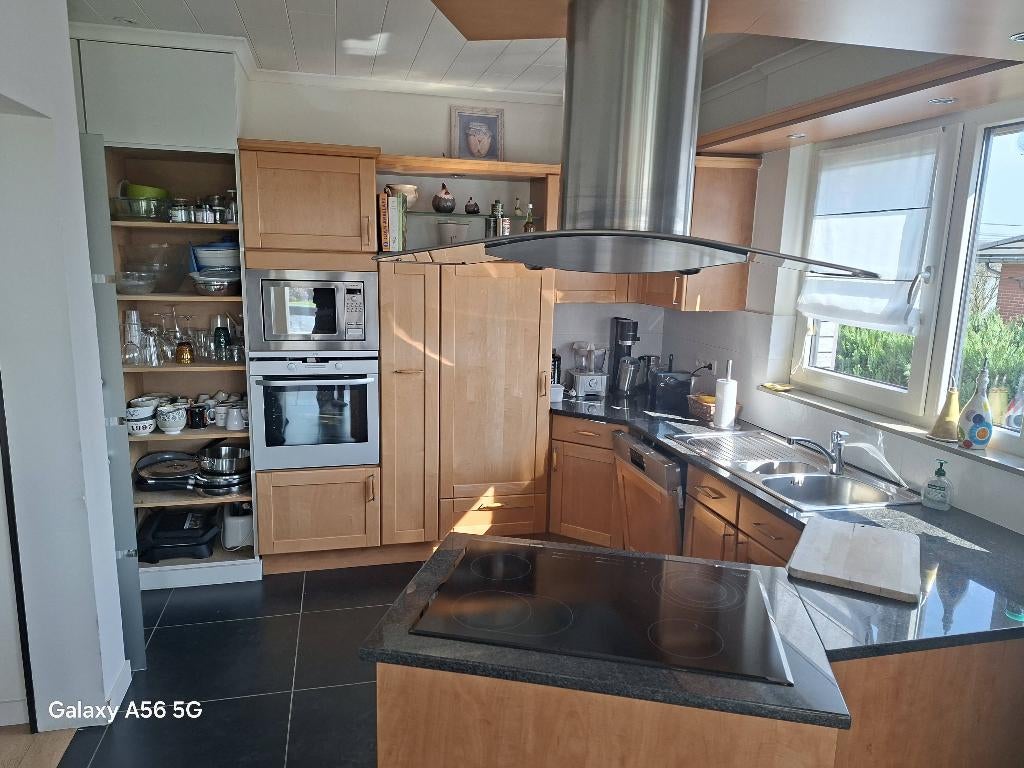 cuisine, Ophalen, Gebruikt, Hout, U-keuken