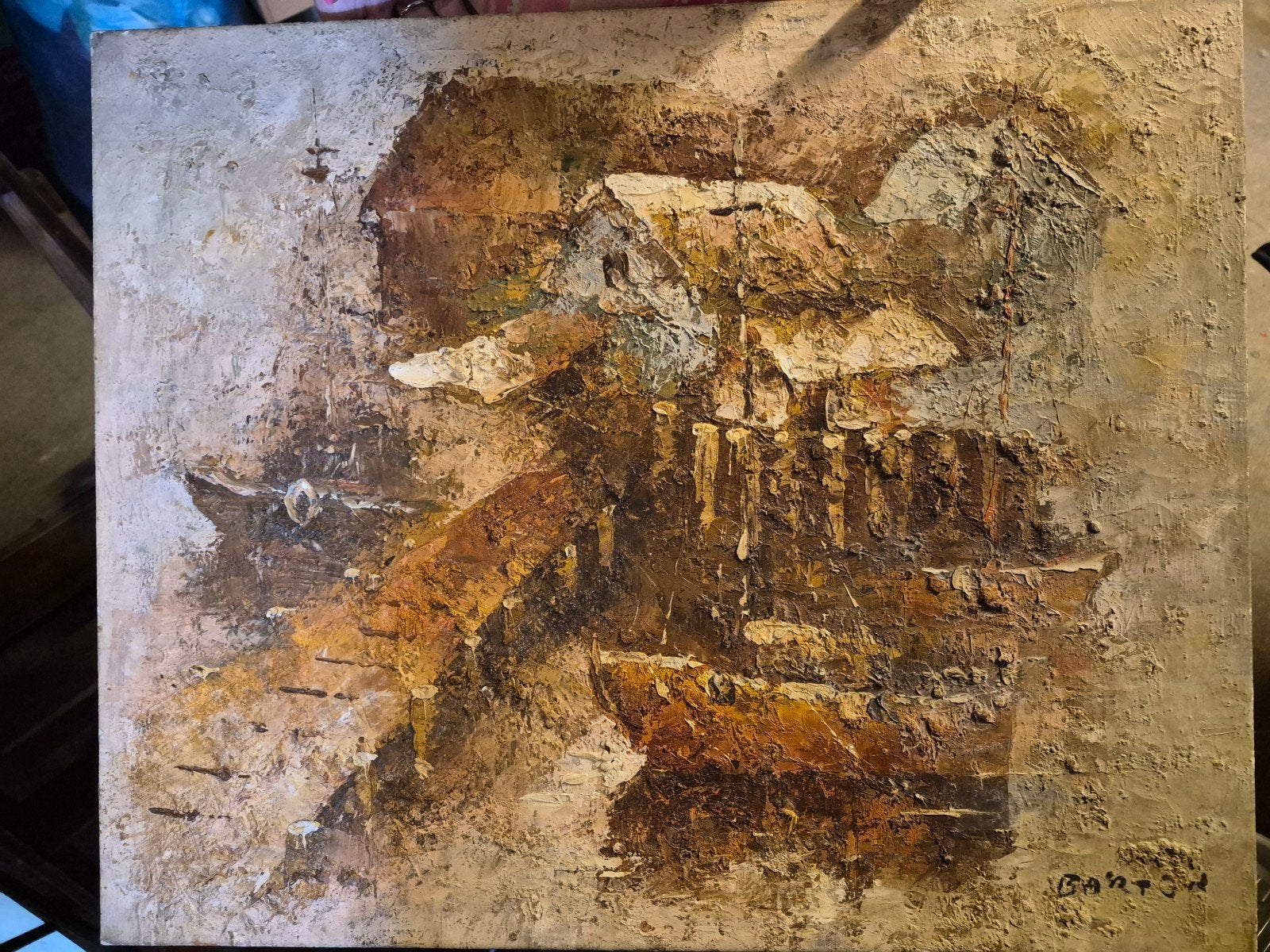 schilderij van Amerikaanse schilder Barton, Enlèvement