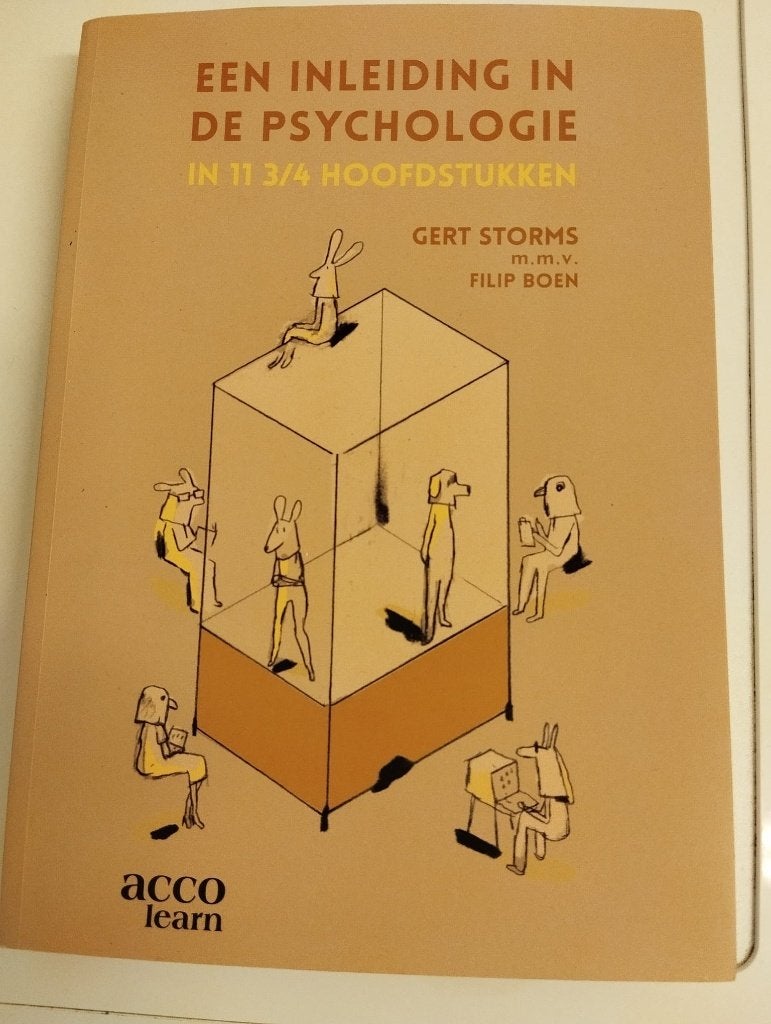 Een inleiding in de psychologie in 11 3/4 hoofdstukken, Enlèvement, Comme neuf, Gert Storms