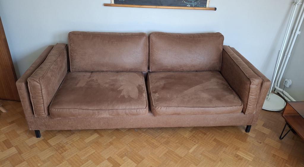 2 zit zetel, Huis en Inrichting, Ophalen, Gebruikt, Tweepersoons, 75 tot 100 cm