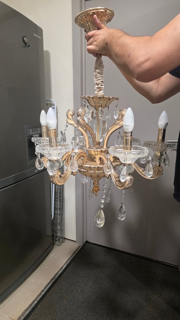Lustre, Enlèvement, Comme neuf, Verre, E27 (grand)
