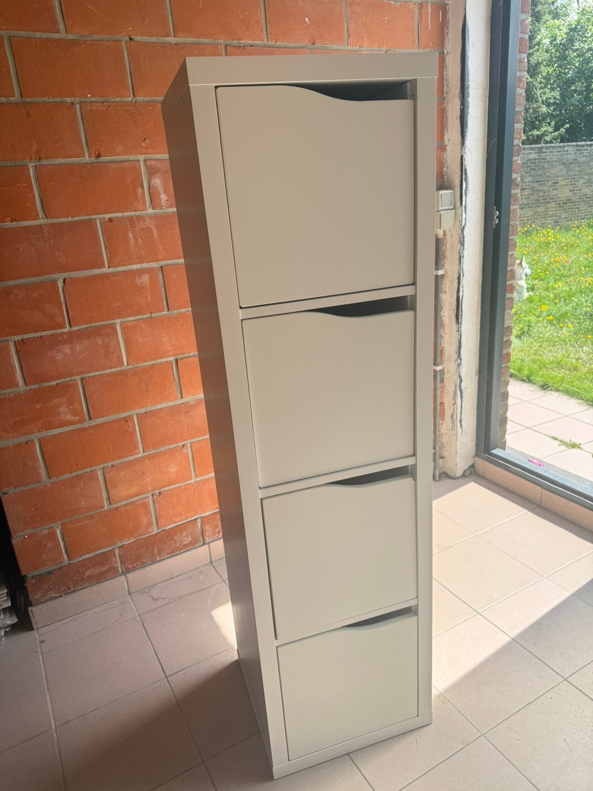 Armoire Kallax avec portes, 25 à 50 cm, Avec porte(s), Comme neuf, Enlèvement