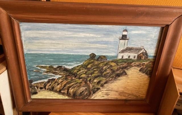 petite peinture - Marine, Antiquités & Art, Enlèvement