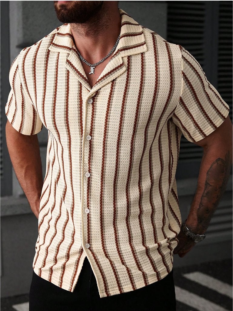 Chemise décontractée à manches courtes, Envoi, Neuf, Autres couleurs, Autres tours de cou
