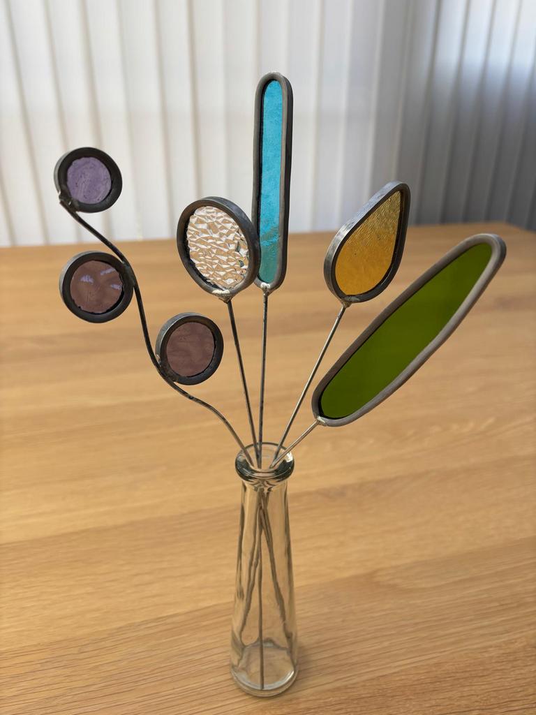 Glas-in-lood decoratie, Antiquités & Art, Art | Objets design, Enlèvement ou Envoi, Verre