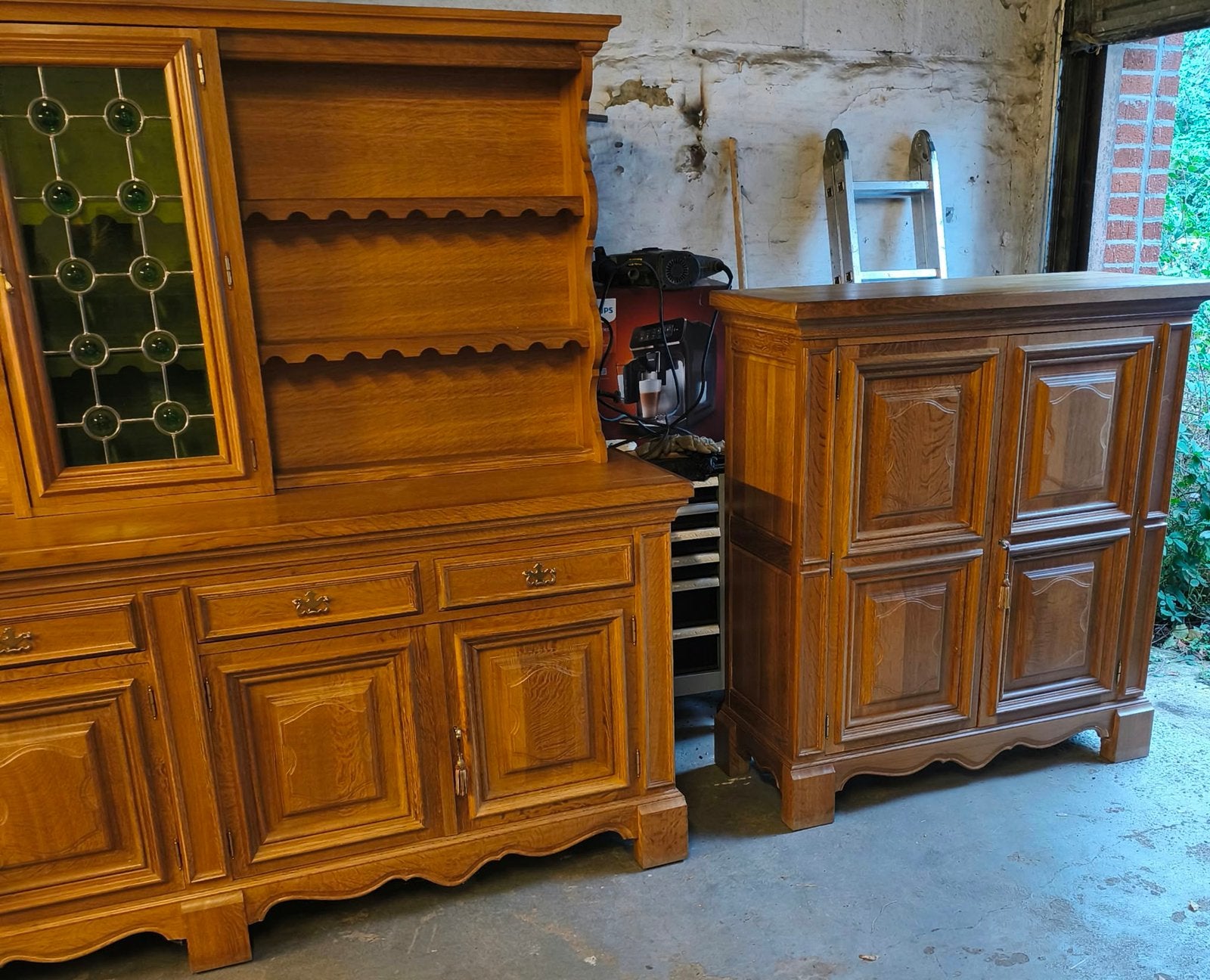 Salle a mangé complete en chêne, Maison & Meubles, Enlèvement, Comme neuf, Chêne