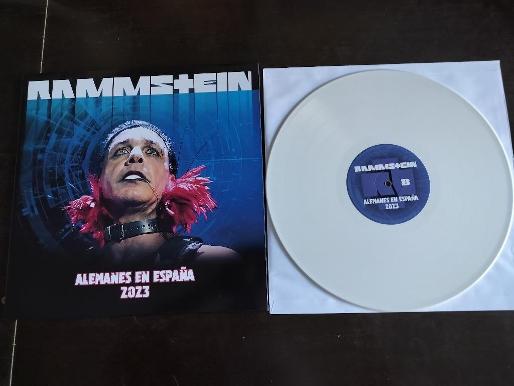RAMMSTEIN - ALEMANES EN ESPANA - color vinyl, Avec poster, Enlèvement ou Envoi