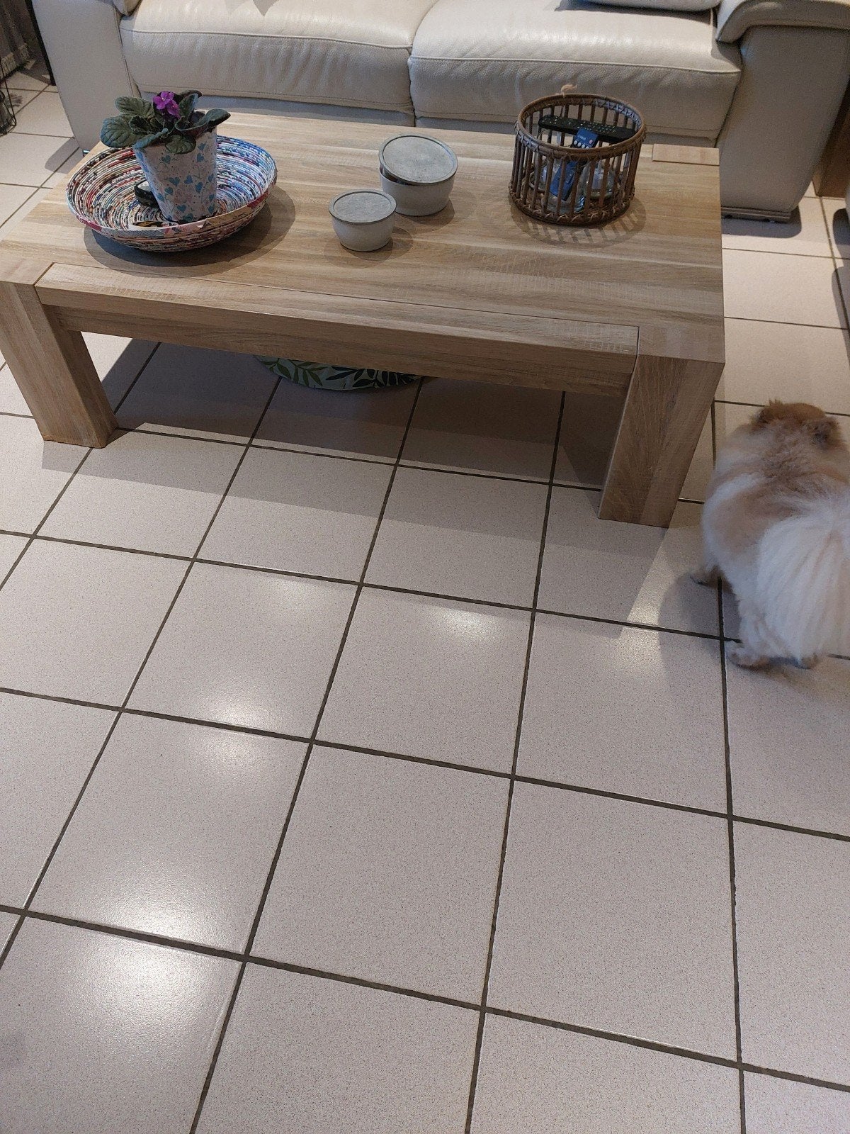 salon tafel⅕, Ophalen
