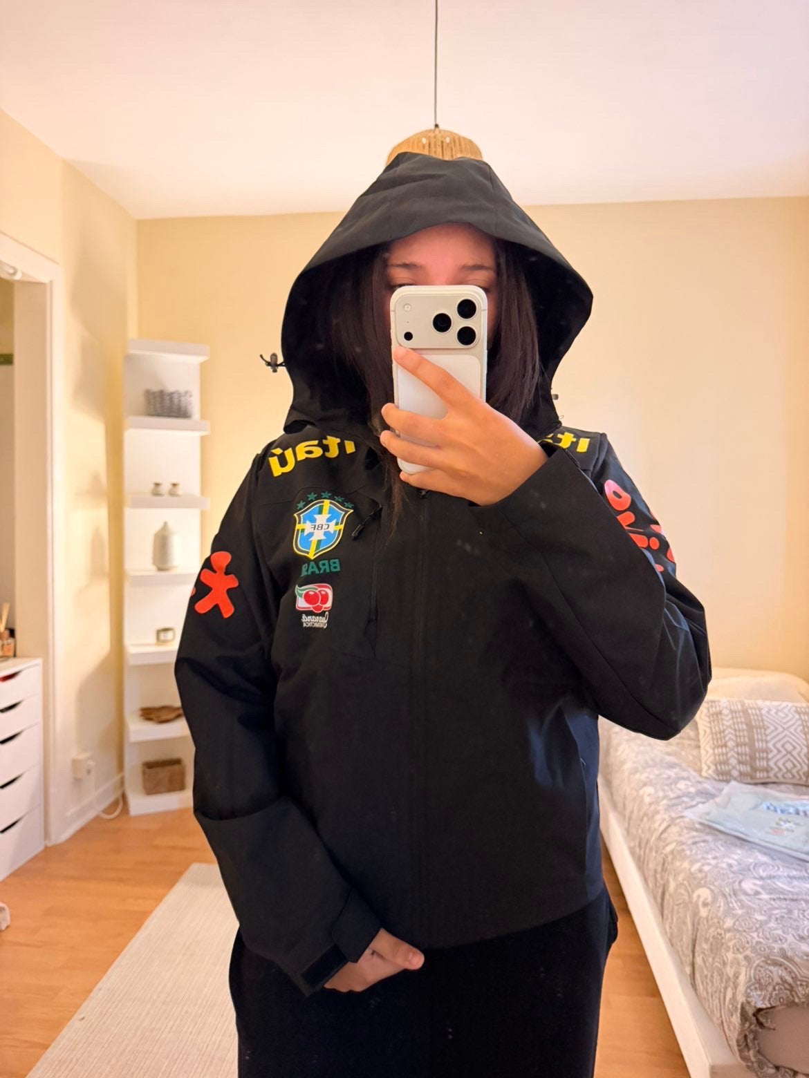 Veste nike bresil noir / S-M-L, Enlèvement ou Envoi, Neuf, Noir