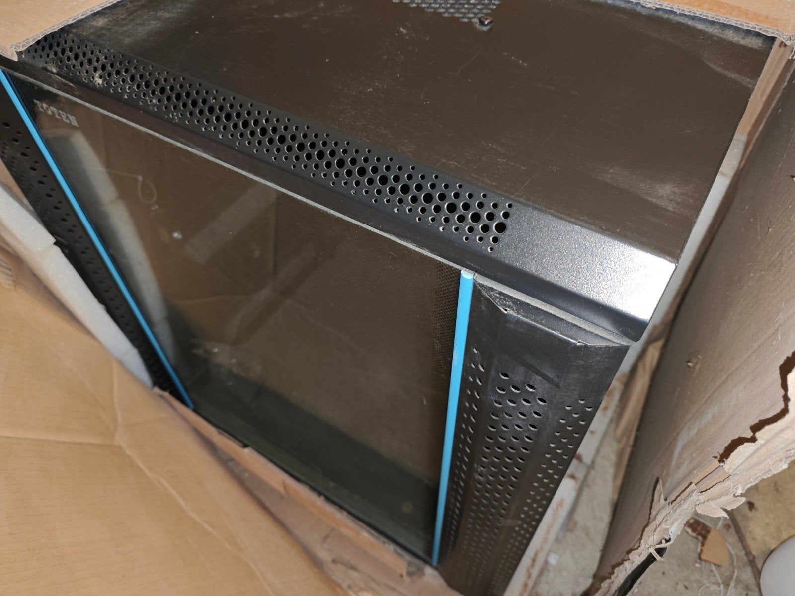 12u Patchkast - Wandkast 19" met glazendeur, Computers en Software, Ophalen, Nieuw, Glas, Plaatstaal
