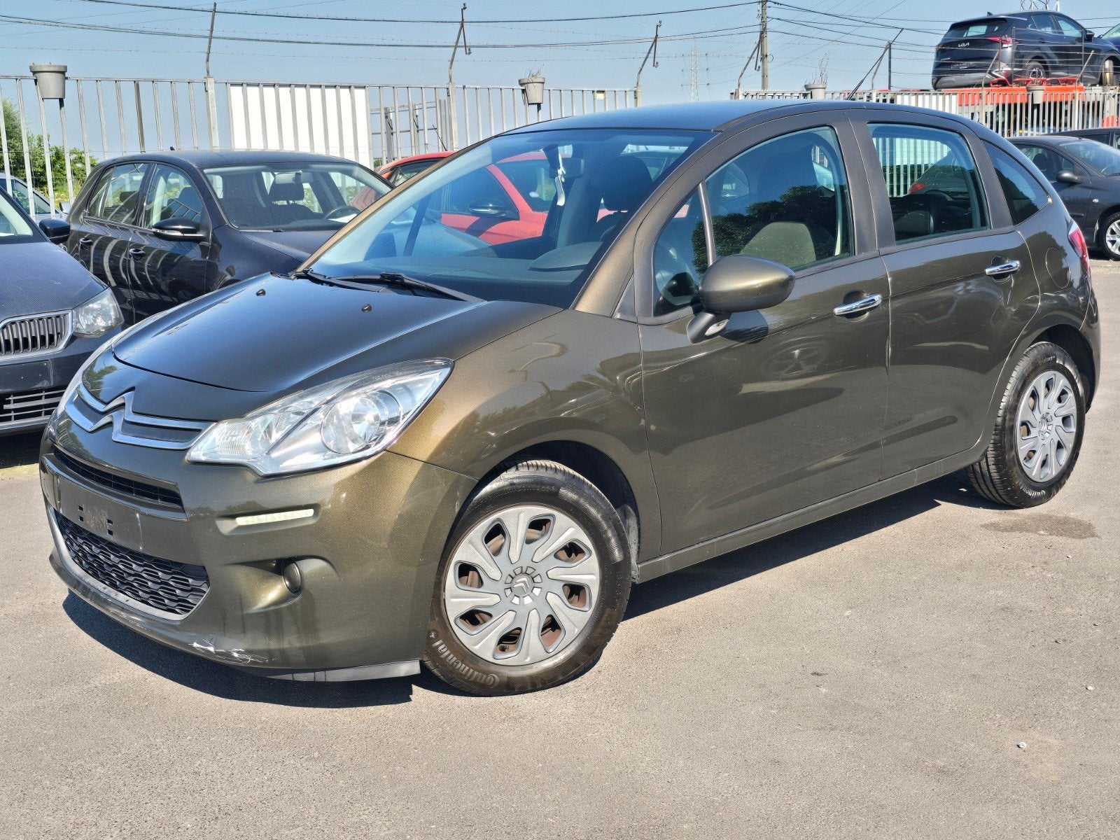 CITROËN C3 1200CC BENZINE 02/2014 106000KM MET AIRCO, Autos, Citroën, Euro 5, Achat, Capteur de stationnement, Entreprise