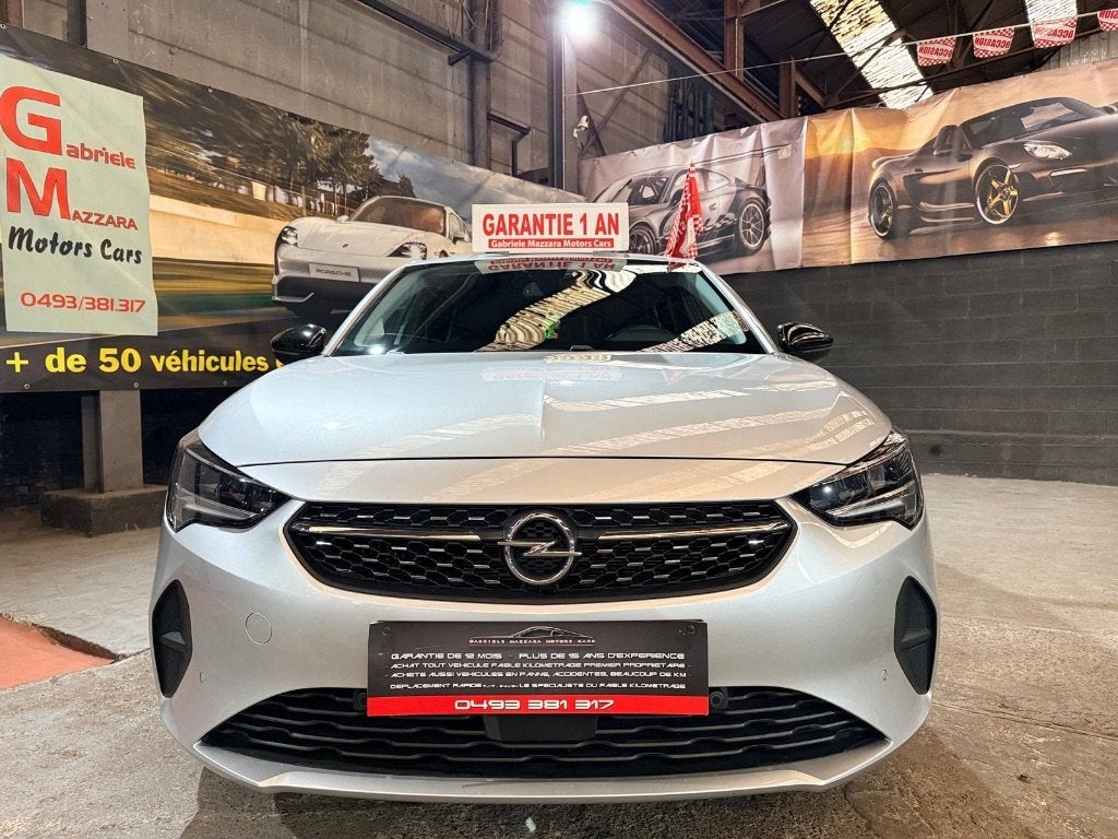 Opel Corsa Gs Line CarPlay J.A LED-camera met GPS, Auto's, Euro 6, Leder, 5 deurs, Start-stop-systeem