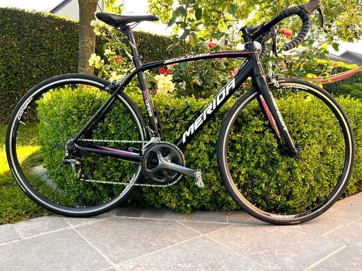 Merida Scultura 300 Team Lampre edition, 28 inch, Gebruikt, 10 tot 15 versnellingen, Velgrem