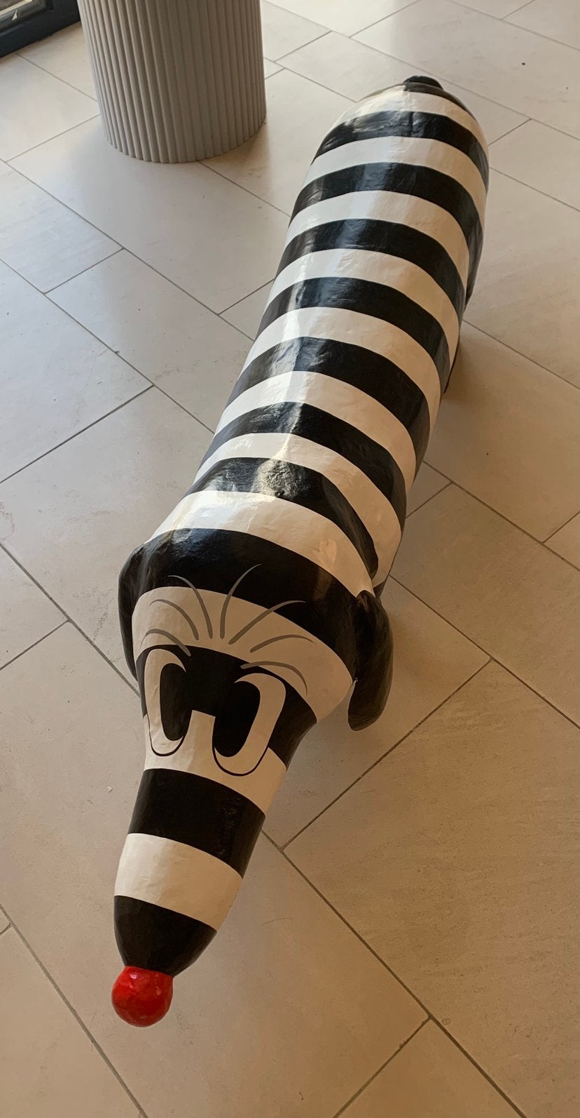De xl hotdog van Niloc Pagen, Enlèvement, Autres matériaux, Poupée/figurine, Fait main