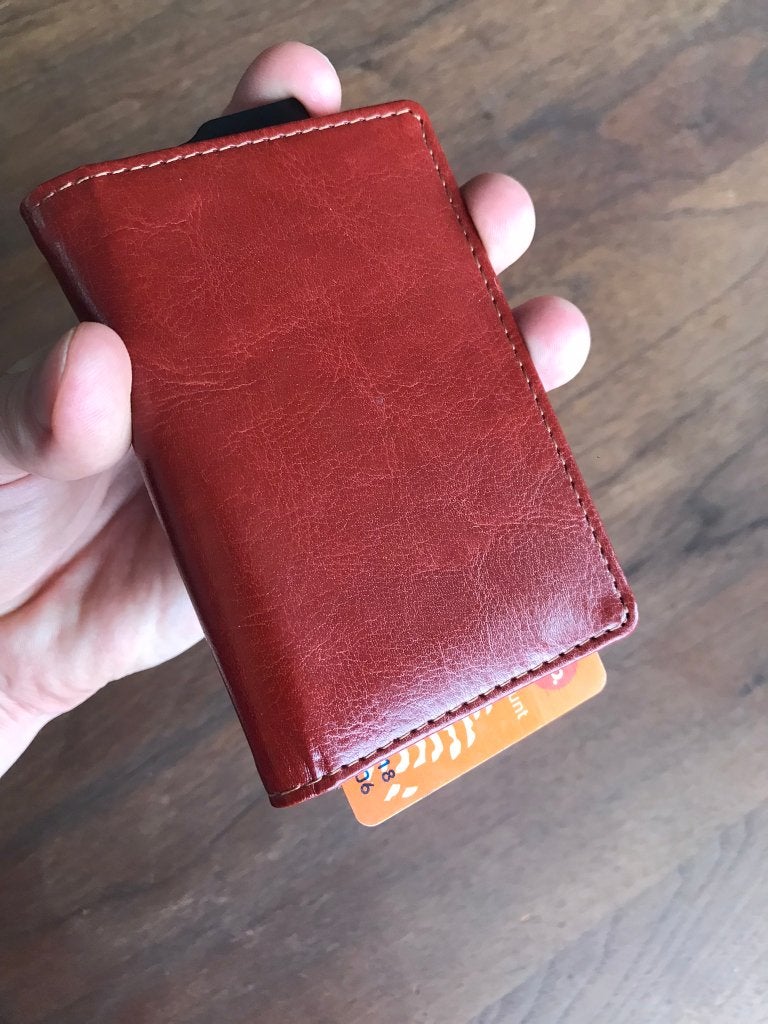 Pasjeshouder uitschuifbaar (Portemonnee)   µf, Handtassen en Accessoires, Ophalen of Verzenden