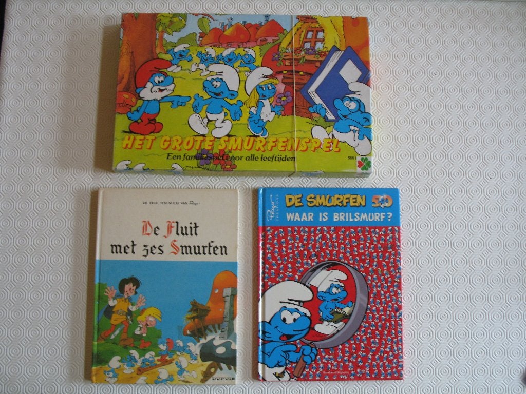 Het grote smurfenspel + varia    , Collections, Personnages de BD, Enlèvement ou Envoi, Schtroumpfs
