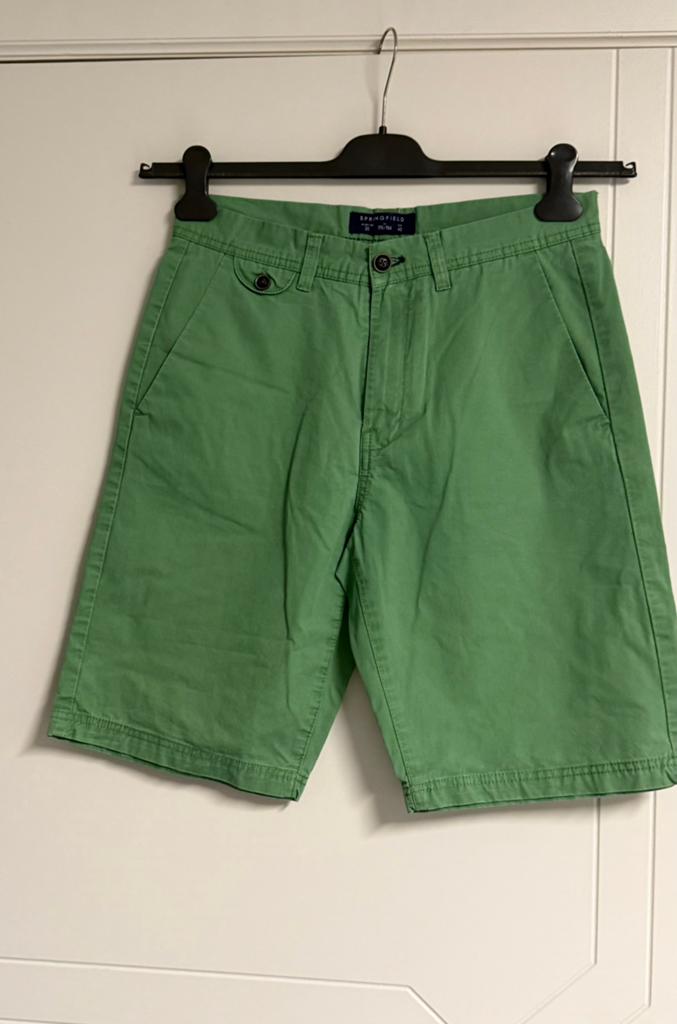 Shorts en parfait état de la marque Springfield (40), Enlèvement, Comme neuf, Autres tailles, Vert