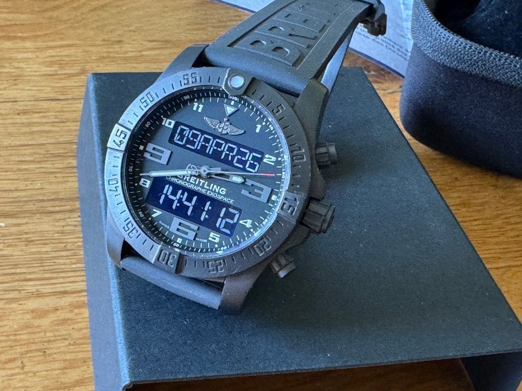 Breitling Exospace B55 Night Mission, Bijoux, Sacs & Beauté, Montres | Hommes, Utilisé, Montre-bracelet, Breitling, Enlèvement