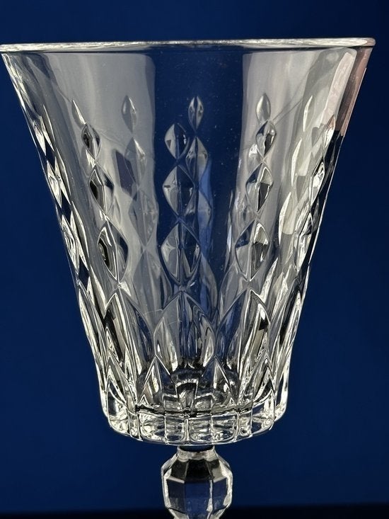 Luxe Kristallen Wijnglazen – Set van 2  21 cl, Ophalen of Verzenden, Nieuw, Overige materialen, Modern