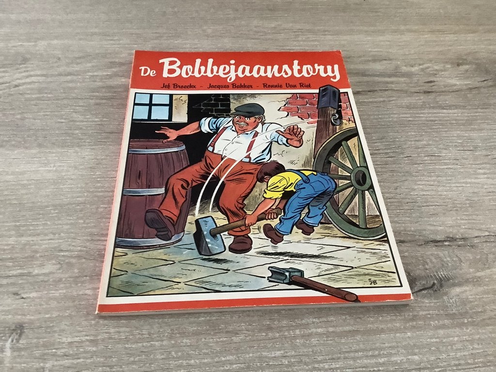 Bande dessinée L'histoire de Bobbejan (1980), Enlèvement ou Envoi, Une BD, Utilisé, Jeff Broeckx.