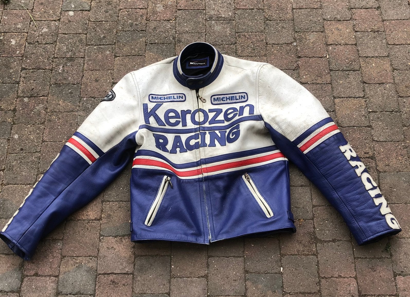 Veste vintage cuir kerozen, Enlèvement, Seconde main, Hommes, Manteau | cuir