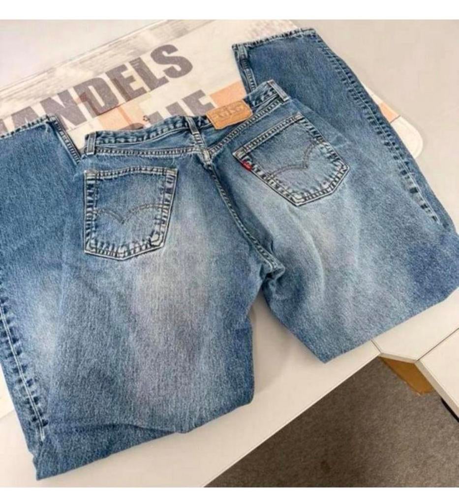 Levi's levis 518 low waist dames spijkerbroek W32 L34 32-34, Ophalen of Verzenden, Zo goed als nieuw, Blauw, W30 - W32 (confectie 38/40)
