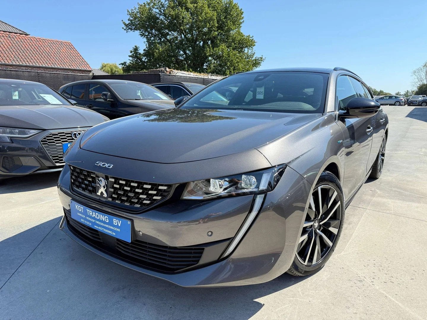 Peugeot 508 SW 1.6i HYBRID GT-LINE NAVI LEDER OPENDAK CAMERA, Automaat, Gebruikt, 4 cilinders, 181 pk