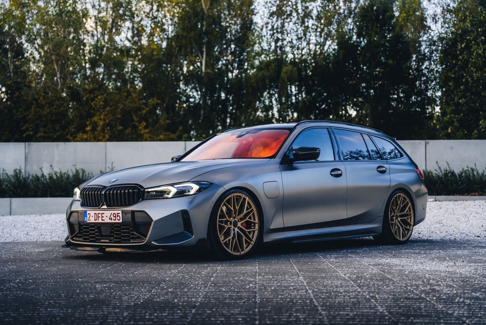 BMW 330e x drive full matte ppf- korbach velgen, Autos, Cuir, Achat, Carnet d'entretien, Automatique