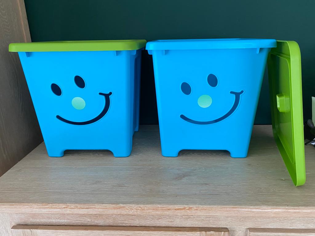 Opbergboxen voor speelgoed, Ophalen, Zo goed als nieuw
