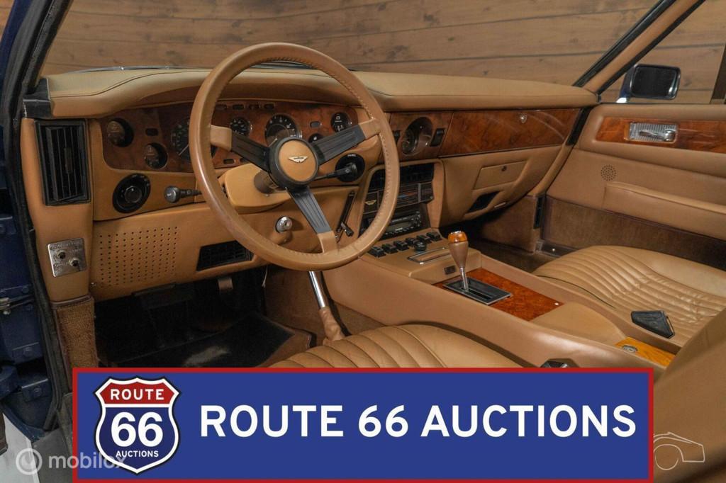 Aston-Martin V8 Volante Cabriolet LHD | 1981 | Route 66 Auct, Zwart, Bedrijf, Handgeschakeld, Overige carrosserie