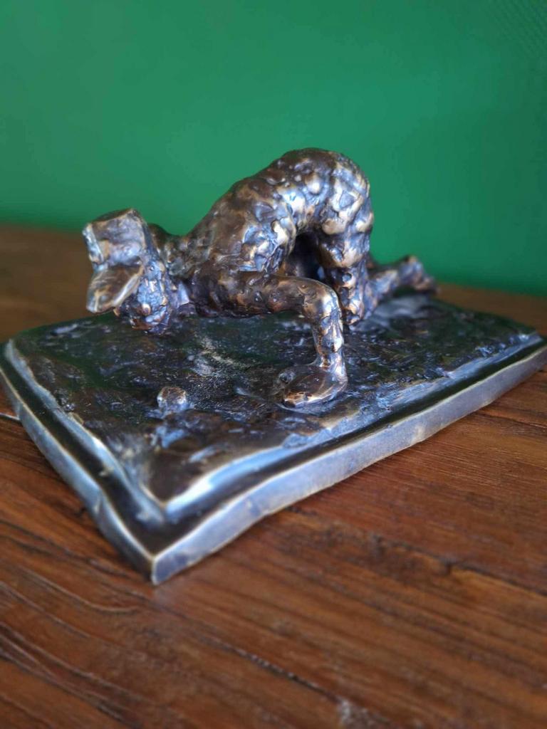 Art Deco Bronzen Beeldje (1930) - Designobject, Ophalen, Brons
