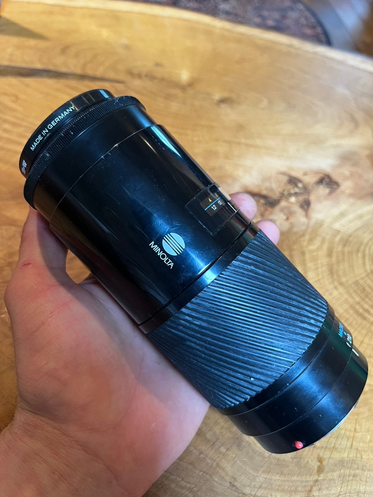 Minolta AF 70-210mm f/4 “Beercan” – klassieke telezoom, TV, Hi-fi & Vidéo, Enlèvement, Minolta