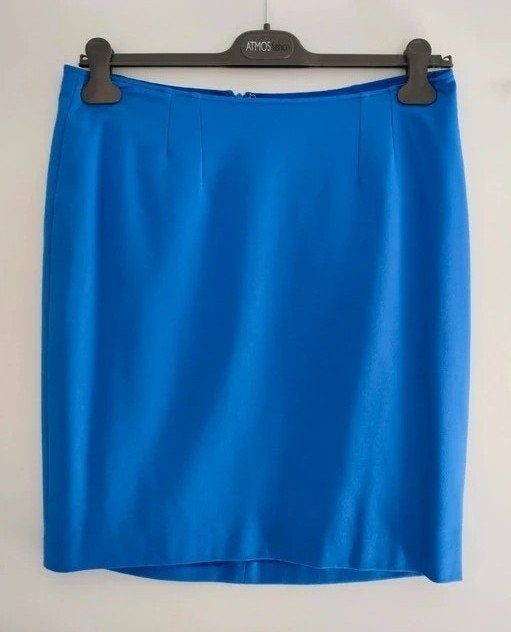 Mooie blauwe rok AMaNIA Mo. Maat: 40. Gevoerd., Kleding | Dames, Rokken, Maat 38/40 (M), Blauw, Ophalen of Verzenden, Zo goed als nieuw