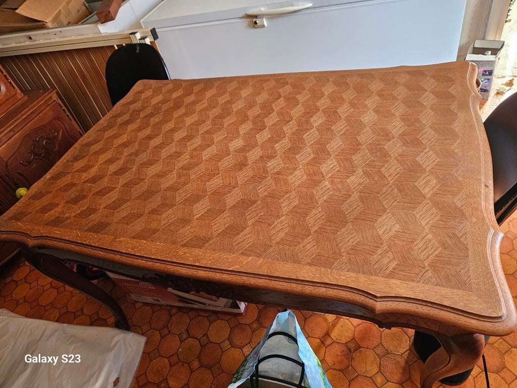 Salle à manger complete, Enlèvement, Comme neuf, Ancien, 4 à 6 chaises