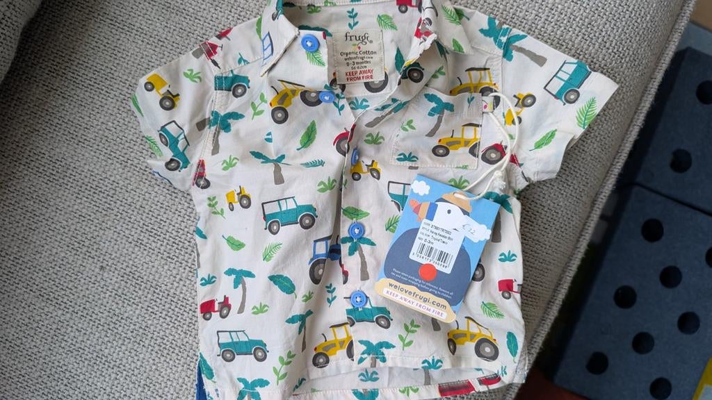Nieuw t-shirt zomerhemdje, Kinderen en Baby's, Babykleding | Maat 56, Ophalen of Verzenden