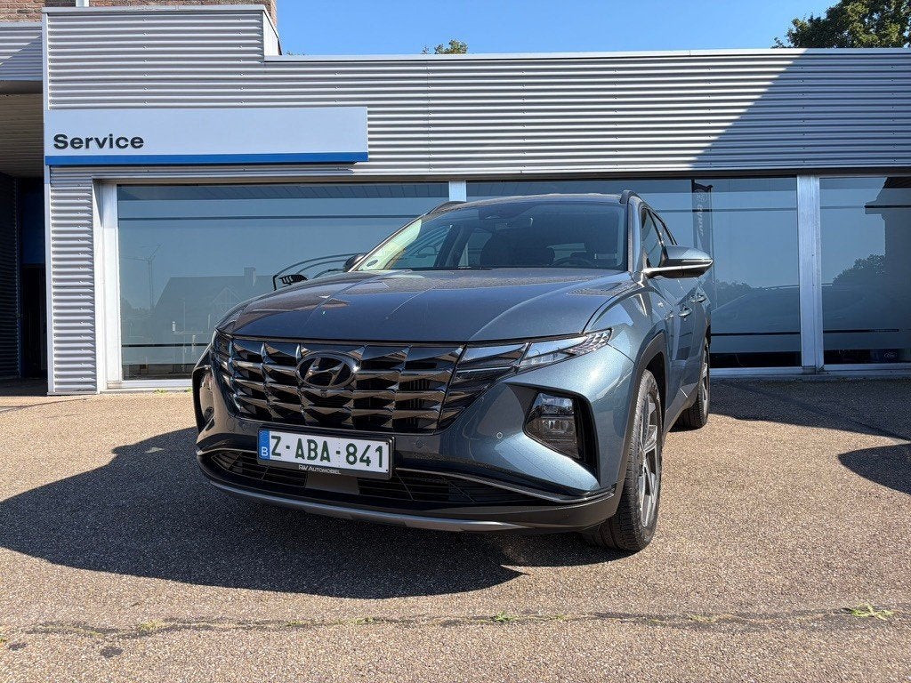 Hyundai Tucson1.6 T-GDi MHEV Shine - 1e Eig - Onderhouden, Auto's, Voorwielaandrijving, Dealer onderhouden, 4 cilinders, Blauw