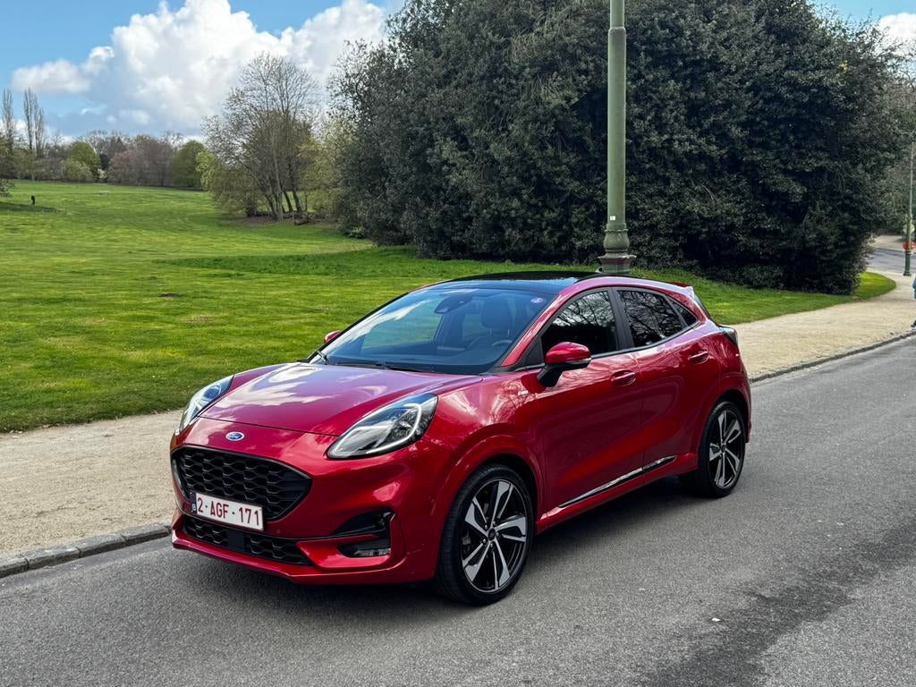 Ford Puma ST-Line X | 19 ‘ | Pano | Full Option  | 24 500 km, Autos, Rouge, Achat, Puma, Boîte manuelle