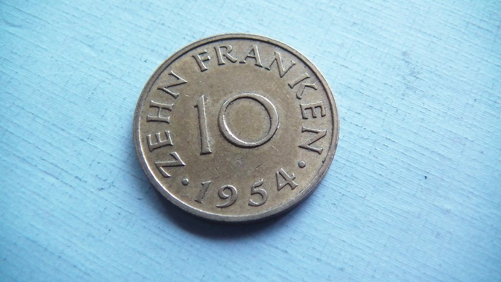 sarre 10 franken 1954, Enlèvement