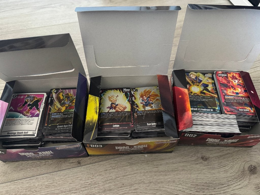 Grand lot Dragon Ball Super Card Game Fusion World, Ophalen, Zo goed als nieuw, Meerdere kaarten